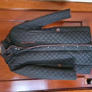 Ralph Lauren Green Quilted Coat
